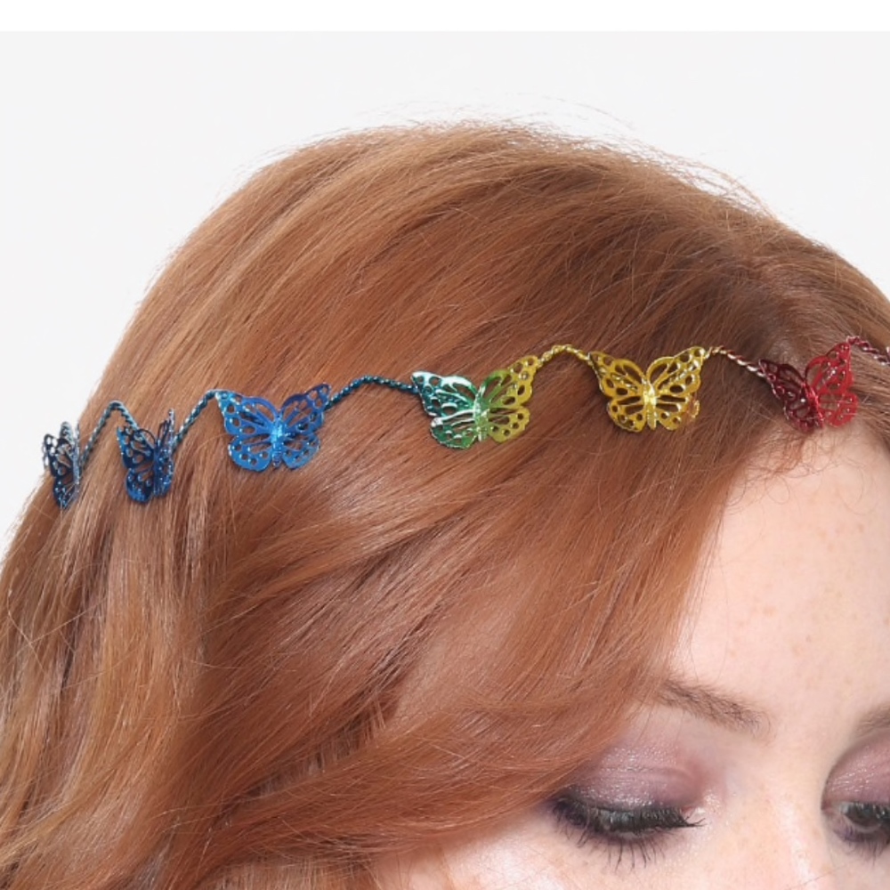 SALE❗️👑 Butterfly Spring Crown Multicolor